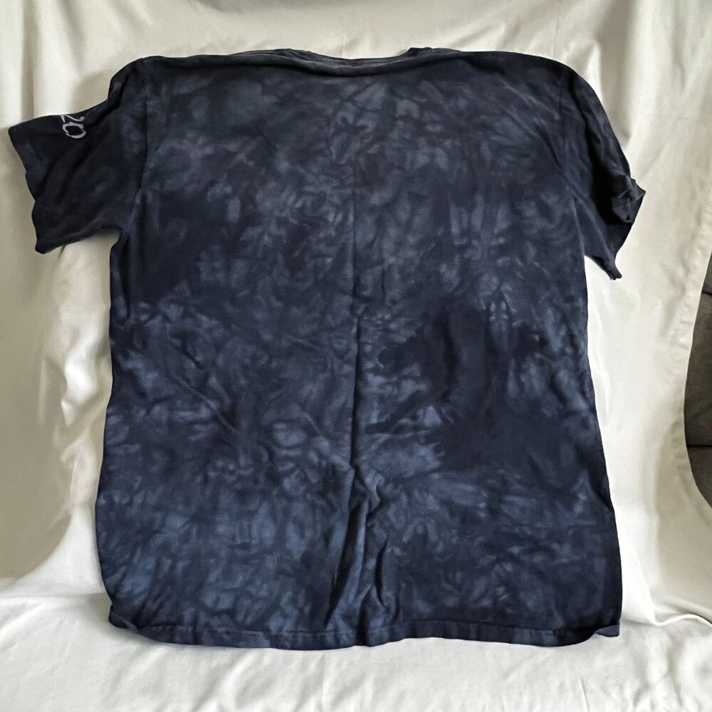 Wolf Graphic T-Shirt NC Zoo Tie-Dye Design Large The Mountain - Picture 3 of 4